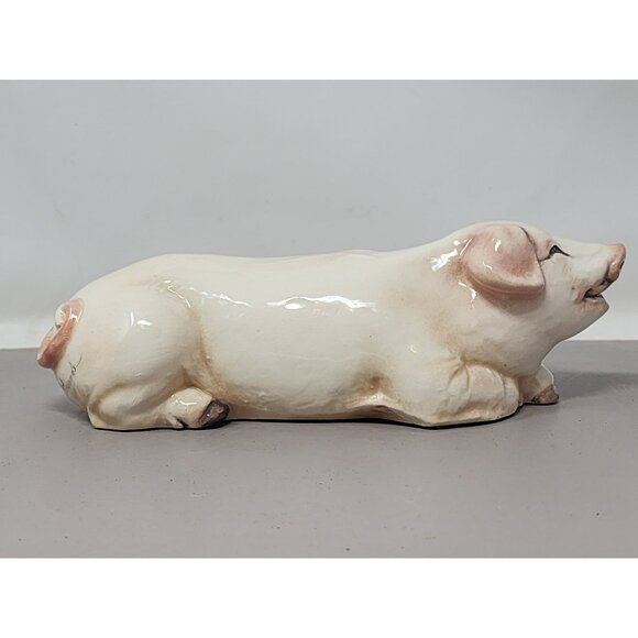 Vintage The Townsends Ceramic‎ Pig Figurine Signed and Numbered - Picture 5 of 13